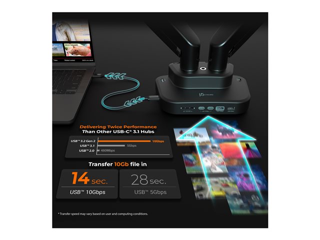 ERGONOMIC DUAL-MONITOR MOUNT MOUNT WITH
