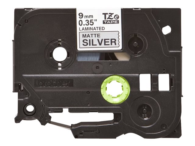 Brother TZe-M921 - Black on matte silver - Roll (0.9 cm x 8 m) 1 cassette(s) laminated tape - for P-Touch PT-E100, E300, E310, E500, E550, H100, P900, P950, P-Touch EDGE PT-P750