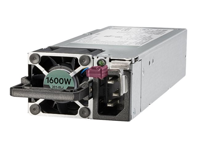 HPE Flex Slot Platinum - Power supply - hot-plug (plug-in module) - Flex Slot - 80 PLUS Platinum - AC 230 V - 1600 Watt
