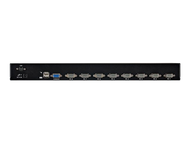 StarTech.com 8 Port 1U Rackmount USB KVM Switch Kit with OSD and Cables - Rack mount KVM - VGA KVM Switch - 8 Port KVM Switch (SV831DUSBUK) - KVM switch - 8 x KVM port(s) - 1 local user - rack-mountable - for P/N: RK12OD2, RK3236BKF, RK4236BKB, RK4242BK30, RKCONS1701, RKCONS17HD, RKQMCAB12V2