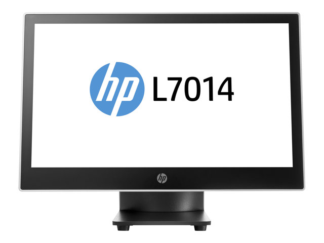 HP L7014 Retail Monitor - Head Only - LED monitor - 14\" - 1366 x 768 @ 60 Hz - TN - 200 cd/m² - 500:1 - 16 ms - DisplayPort - HP black, asteroid