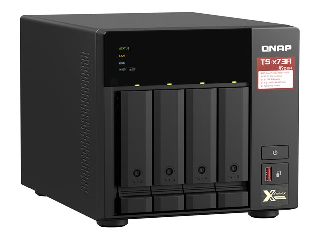 QNAP TS-473A - NAS server - 4 bays - SATA 6Gb/s - RAM 8 GB - 2.5 Gigabit Ethernet