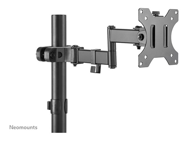 Neomounts FL40-450BL11 - Mounting kit (pole mount) - full-motion - for TV - black - screen size: 17\"-32\"