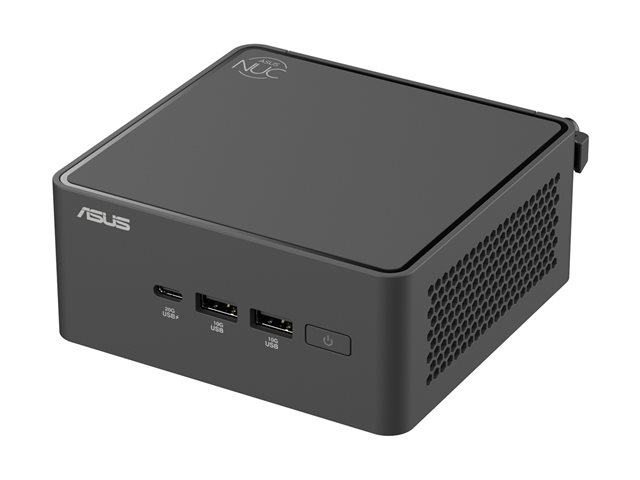 ASUS NUC 15 Pro Tall Kit RNUC15CRHC700000 - Barebone - mini PC 1 x Core Ultra 7 240H / up to 5.2 GHz - vPro - RAM 0 GB - Intel Graphics - Gigabit Ethernet, 2.5 Gigabit Ethernet, IEEE 802.11ax (Wi-Fi 6), Bluetooth 5.4, IEEE 802.11be (Wi-Fi 7) - black