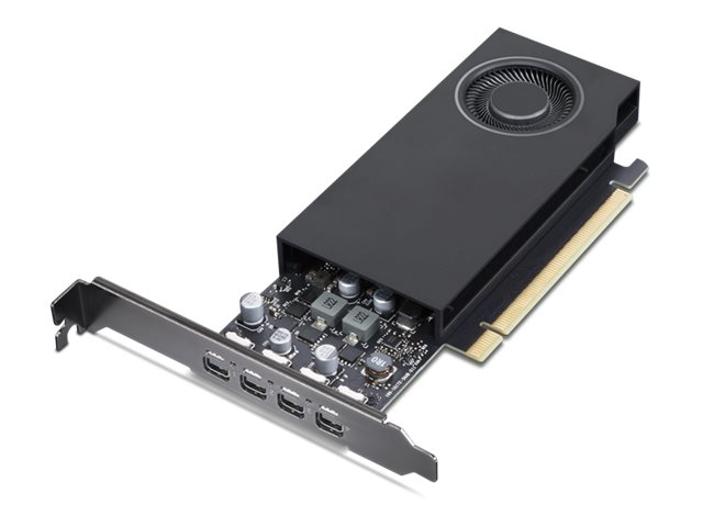 NVIDIA RTX A1000 - Graphics card - RTX A1000 - 8 GB GDDR6 - PCIe 4.0 x8 - 4 x Mini DisplayPort