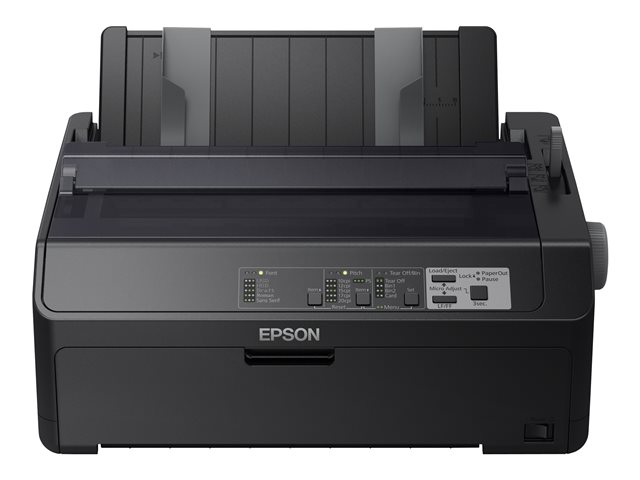 Epson FX 890IIN - Printer - B/W - dot-matrix - Roll (21.6 cm), JIS B4, 254 mm (width) - 240 x 144 dpi - 9 pin - up to 738 char/sec - parallel, USB 2.0, LAN