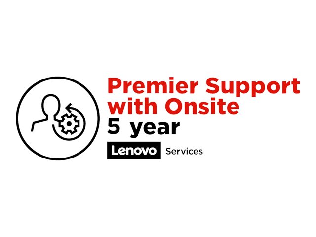 Lenovo Premier Support - Extended service agreement - parts and labour - 5 years - on-site - response time: NBD - for ThinkPad A285, A485, L13, L13 Yoga, L390, L390 Yoga, L490, L590, T49X, T590, X39X