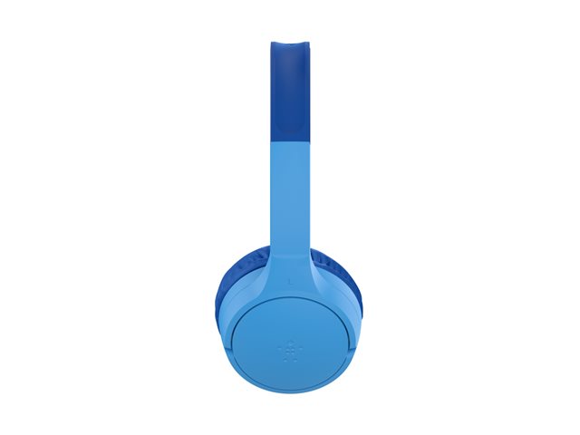 Belkin SoundForm Mini - Headphones with mic - on-ear - Bluetooth - wireless, wired - 3.5 mm jack - blue