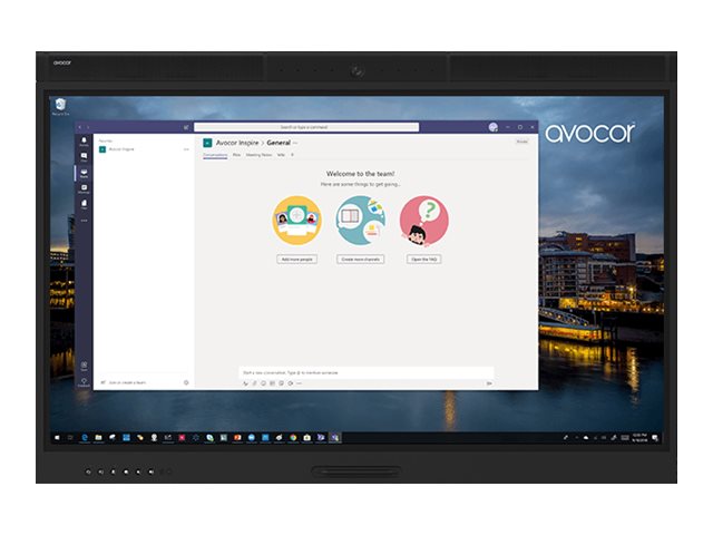 Avocor AVW-5555 - 55\" diagonale klasse W Series led-achtergrondverlichting lcd-scherm - interactief - met aanraakscherm (multitouch) / camera - 4K UHD (2160p) 3840 x 2160 - direct brandende led - TAA Compliant