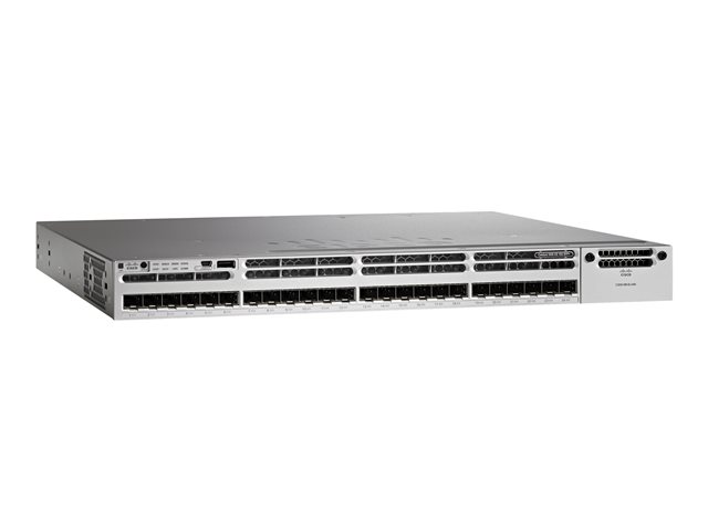 Cisco Catalyst 3850-24XS-S - Switch - L3 - Managed - 24 x 1 Gigabit / 10 Gigabit SFP+ - desktop, rack-mountable - refurbished