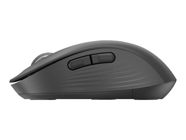 Logitech Signature M650 L for Business - Mouse - right-handed - 5 buttons - wireless - 2.4 GHz, Bluetooth - Logitech Logi Bolt USB receiver - graphite