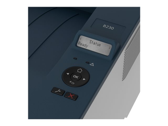 Xerox B230 - Printer - B/W - laser - Legal/A4 - 600 x 600 dpi - up to 34 ppm - capacity: 250 sheets - USB 2.0, LAN, Wi-Fi(n), USB 2.0 host - Green World Alliance return programme