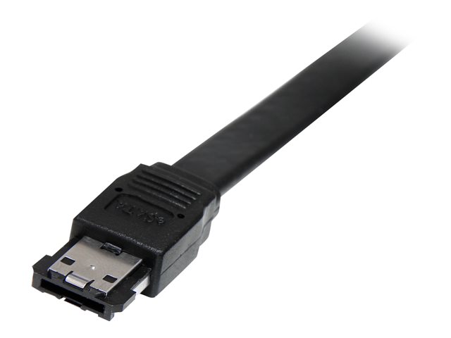 StarTech.com Shielded External eSATA Cable - eSATA cable - Serial ATA 150 - eSATA (M) to eSATA (M) - 3 ft - black - ESATA3 - eSATA cable - Serial ATA 150 - eSATA (M) to eSATA (M) - 91 cm - black - for P/N: PEXUSB311A1E, S351BMU33ET, S351BMU33ETG, SDOCKU313E, SDOCKU33EF, TB2DOCK4K2DP