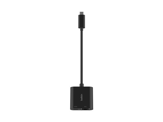Belkin - Network adapter - USB-C - Gigabit Ethernet x 1 + USB-C (power only) x 1