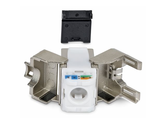 Cat6a Keystone Jack 10-Pack 180-Deg