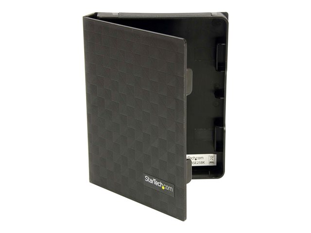 StarTech.com 2.5in Anti-Static Hard Drive Protector Case - Black (3pk) - 2.5 HDD protector black - 2.5 HDD protector (HDDCASE25BK) - Hard drive protective sleeve - black (pack of 3) - for P/N: SATERASER4, SDOCK1EU3P2, SDOCK2ERU33, SDOCK2U33V, SDOCK4U