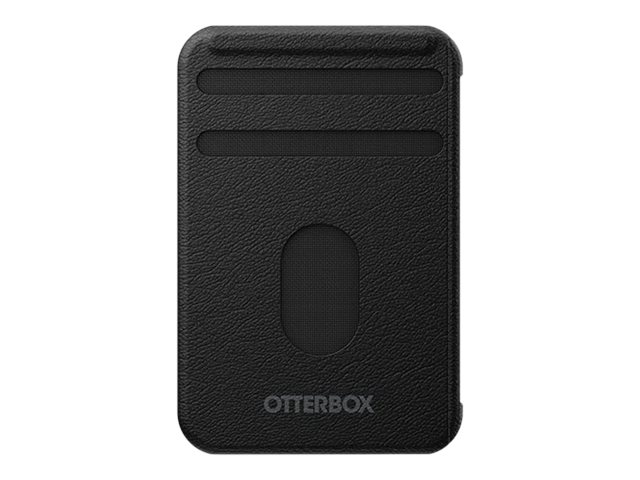 OtterBox - Wallet - MagSafe compatibility - synthetic leather, polycarbonate, magnet - shadow black - for Apple iPhone 12, 12 mini, 12 Pro, 12 Pro Max