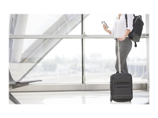 Targus CitySmart Compact Under-Seat Roller - Upright - grey, black - 12\" - 15.6\"