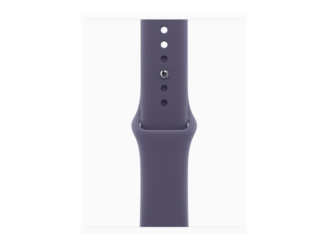 Apple Watch Series 11 GPS 42mm Silver Aluminium Case with Purple Fog Sport Band - S/M