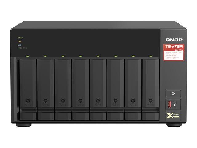 QNAP TS-873A - NAS server - 8 bays - SATA 6Gb/s - RAM 8 GB - Gigabit Ethernet / 2.5 Gigabit Ethernet