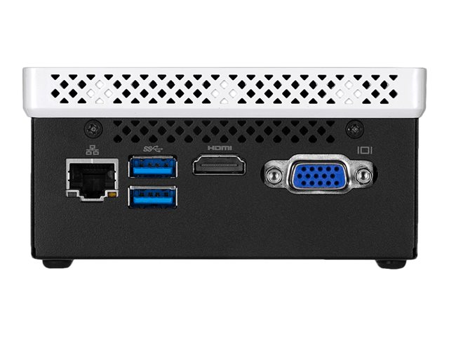 Gigabyte BRIX GB-BLCE-4000C (rev. 1.0) - Barebone - Ultra Compact PC Kit 1 x Celeron N4000 / up to 2.6 GHz - RAM 0 GB - UHD Graphics 600 - Gigabit Ethernet