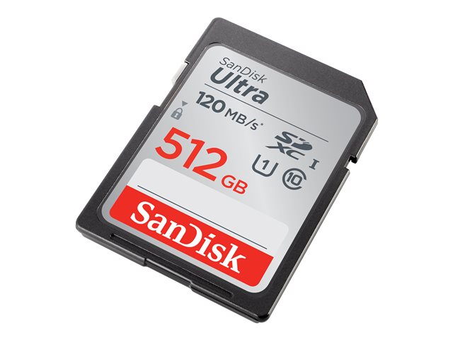 SanDisk Ultra - Flash memory card - 512 GB - Class 10 - SDXC UHS-I