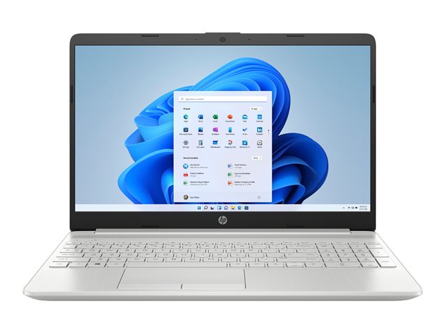 HP 15-dw2181nb - Core i3 1005G1 / 1.2 GHz - Win 10 Home in S mode - 8 GB RAM - 256 GB SSD NVMe - 15.6\" IPS 1920 x 1080 (Full HD) - UHD Graphics - Wi-Fi, Bluetooth - natural silver, vertical brushed pattern - kbd: Belgium