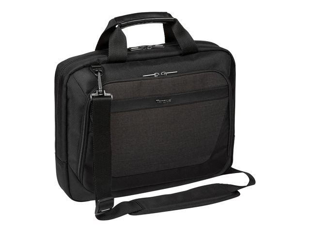 Targus CitySmart Slimline Topload - Notebook carrying case - 12\" - 14\" - black, grey