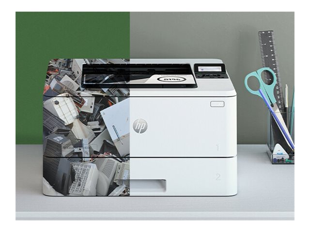 HP LaserJet Pro 4002dn - Printer - B/W - Duplex - laser - A4/Legal - 4800 x 600 dpi - up to 40 ppm - capacity: 350 sheets - USB 2.0, Gigabit LAN