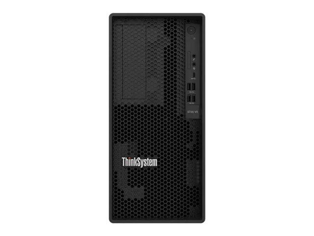 ThinkSystem ST45 V3, 1xAMD EPYC 4344P 8C 3.8GHz 65W, 1x16GB 1Rx8, 2x480GB SSD, SW RD, 1x500W