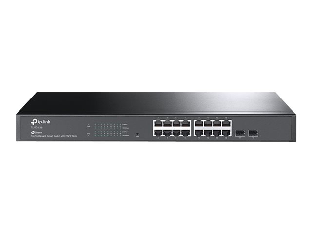 TP-Link Omada SG2218 V1.26 - Switch - smart - 16 x 10/100/1000 + 2 x Gigabit Ethernet SFP - rack-mountable