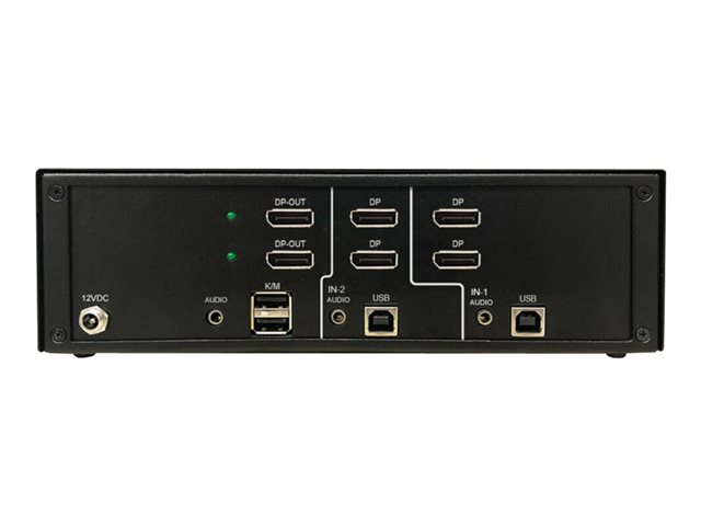 Secure KVM Switch 2-Port Dual-Monitor Di