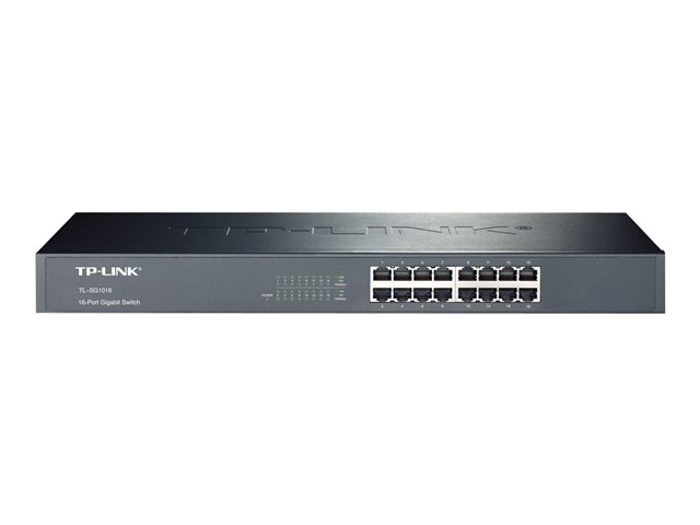 TP-Link TL-SG1016 - Switch - 16 x 10/100/1000 - rack-mountable
