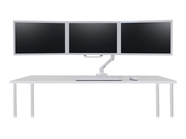 Ergotron HX - Mounting component (handle, 3 pivots, triple hinged bow) - for 3 LCD displays - white - screen size: up to 24\" - arm mountable - for P/N: 45-475-216