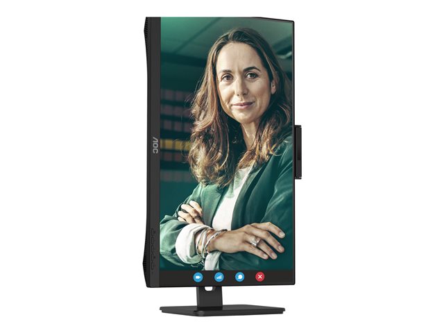 AOC Pro-line Q27P3CW - LED monitor - 27\" - 2560 x 1440 QHD @ 75 Hz - IPS - 350 cd/m² - 1000:1 - 4 ms - 2xHDMI, DisplayPort, USB-C - speakers - black