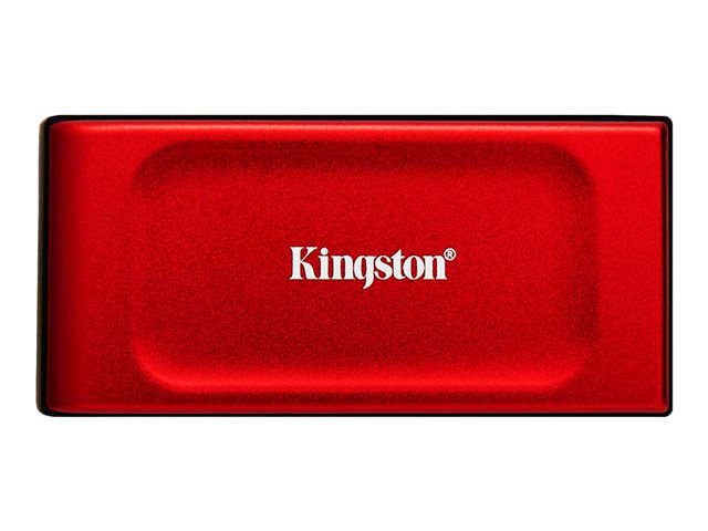 Kingston XS1000 - SSD - 2 TB - external (portable) - USB 3.2 Gen 2 (USB-C connector) - red