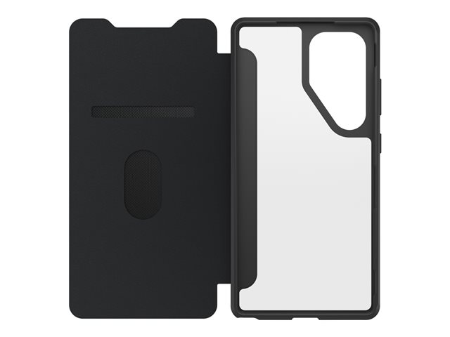 OtterBox React Series - Flip cover for mobile phone - black crystal - for Samsung Galaxy S25 Ultra