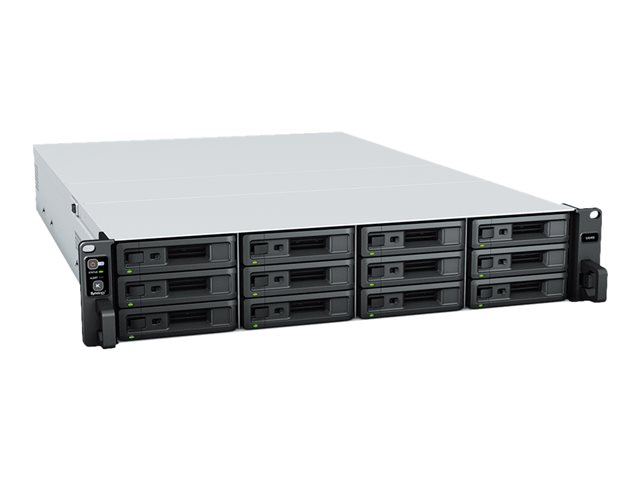 Synology SA6400 - NAS server - 12 bays - rack-mountable - RAID RAID 0, 1, 5, 6, 10, JBOD, RAID F1 - RAM 32 GB - Gigabit Ethernet / 10 Gigabit Ethernet - iSCSI support - 2U