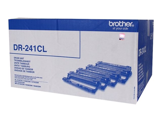 Brother DR241CL - Black, yellow, cyan, magenta - original - drum kit - for Brother DCP-9015, 9020, 9022, HL-3140, 3150, 3152, 3170, 3172, MFC-9140, 9142, 9332, 9342