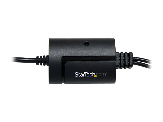 StarTech.com USB to Serial Adapter - 2 Port - COM Port Retention - FTDI - USB to RS232 Adapter Cable - USB to Serial Converter (ICUSB2322F) - Serial adapter - USB - RS-232 x 2 - black