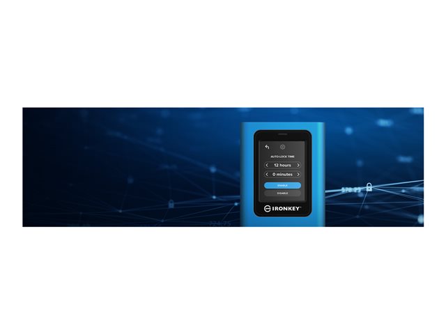 Kingston IronKey Vault Privacy 80 - SSD - encrypted - 1920 GB - external (portable) - USB 3.2 Gen 1 (USB-C connector) - 256-bit AES-XTS, FIPS 197 - TAA Compliant