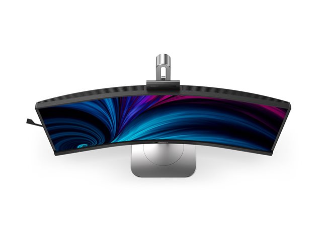34B2U6603CH 34\" CURVE VA UWQHD 21/9 TB4 USB-C Docking, 4 ms, 3440x1440@120Hz, TB4 3xUSB-C -DP-2xHDMI-DPout-RJ45 & 4xUSB 3.2 & USB-C, Brightness 550 cd/m², S Contrastratio 80M:1, Viewing angle 178°/178°, Windows Hello™ pop-up webcam, KVM, Speakers, He