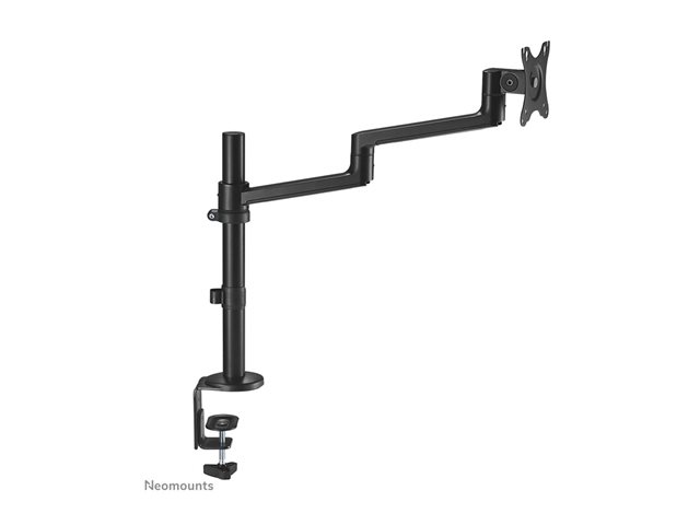 Neomounts DS60-425BL1 - Mounting kit (desk clamp mount, desk grommet, VESA adapter plate, monitor arm) - full-motion adjustable arm - for LCD display - steel - black - screen size: 17\"-27\"