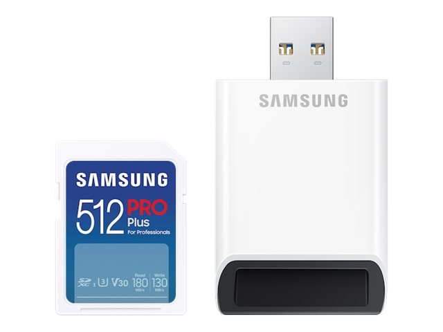 Samsung PRO Plus SD Card + Kaartlezer 