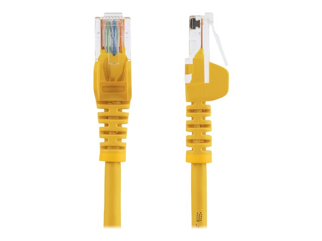 StarTech.com 1m Yellow Cat5e / Cat 5 Snagless Patch Cable - Patch cable - RJ-45 (M) to RJ-45 (M) - 1 m - UTP - CAT 5e - snagless - yellow
