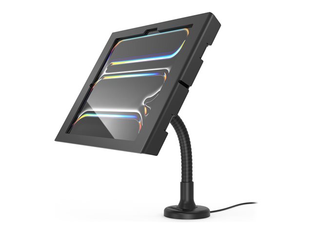 Compulocks iPad Pro M4 13\" (2024), Apex Secured Enclosure Wall Mount - Mounting kit (enclosure, stand) - exposed front/back camera and sensors - for tablet - lockable - metal frame - black - screen size: 13\" - mounting interface: 100 x 100 mm - counter top - for Apple 13-inch iPad Pro (M4)