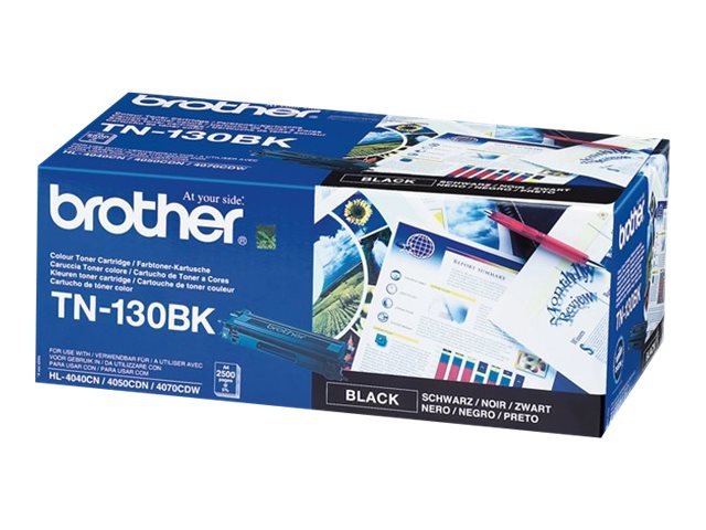 Brother TN130BK - Black - original - toner cartridge - for Brother DCP-9040, 9042, 9045, HL-4040, 4050, 4070, MFC-9440, 9450, 9840