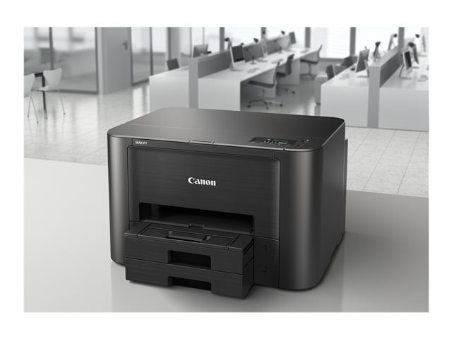 Canon MAXIFY iB4150 - Printer - colour - Duplex - ink-jet - A4/Legal - 600 x 1200 dpi - up to 24 ipm (mono) / up to 15.5 ipm (colour) - capacity: 500 sheets - USB 2.0, LAN, Wi-Fi(n)