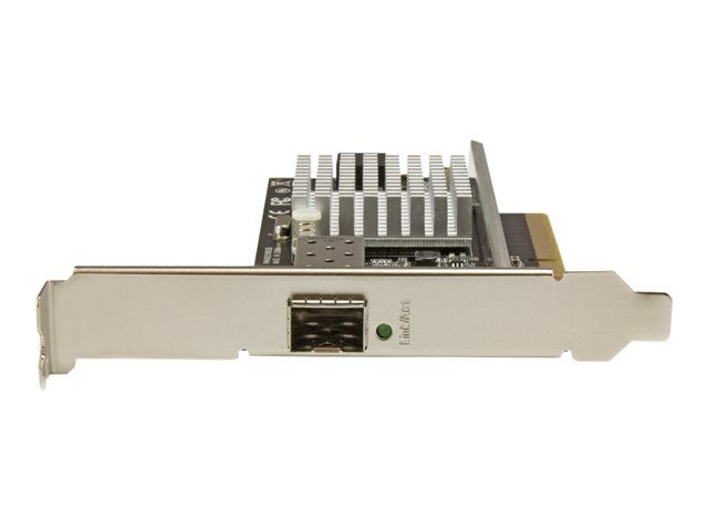 StarTech.com 10G Network Card - 1x 10G Open SFP+ Multimode LC Fiber Connector - Intel 82599 Chip - Gigabit Ethernet Card (PEX10000SRI) - Network adapter - PCIe x8 - 10GbE - 10GBase-SR - black - with 10GBase-SR SFP+ transceiver module - for P/N: BNDTB10GI, BNDTB210GSFP, BNDTB310GNDP, BNDTB410GSFP, BNDTB4M2E1, BNDTBUSB3142