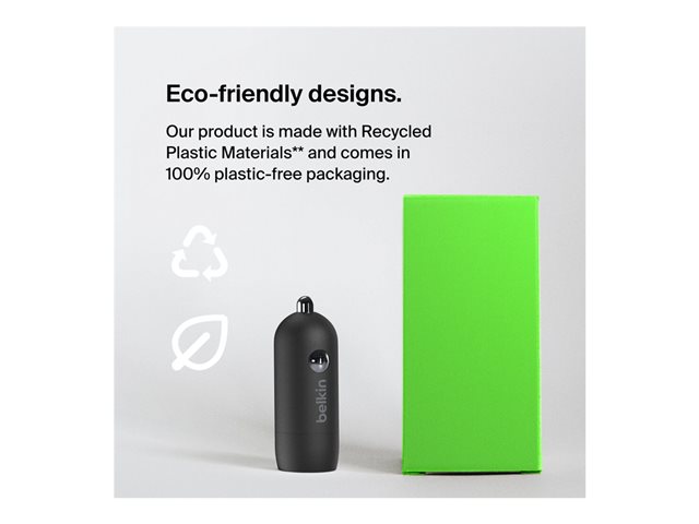 30W USB PD CAR CHARGER WITH PPS W/PVC,C-C, 1M BLK